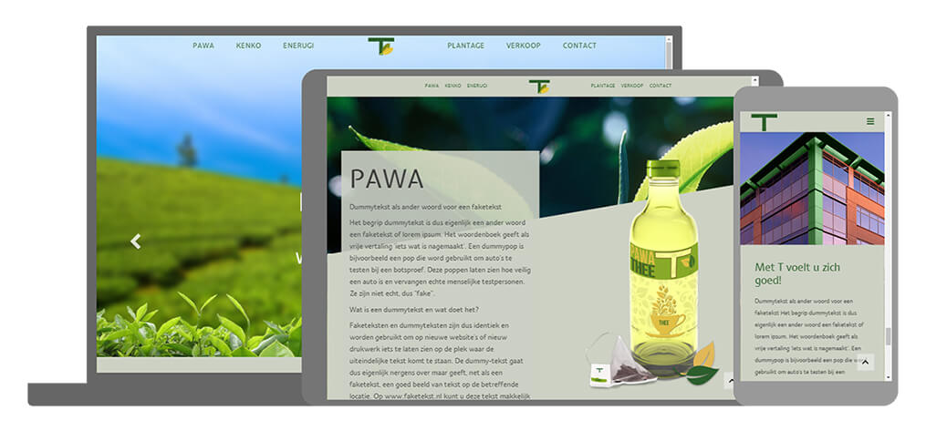 Thee - U-Page One Website